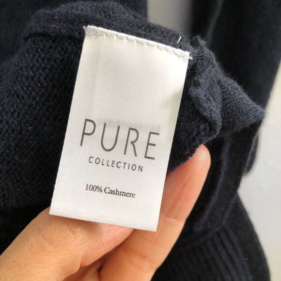 PURE COLLECTION 100% Cashmere Open Cardigan Size Small - Picture 7 of 8